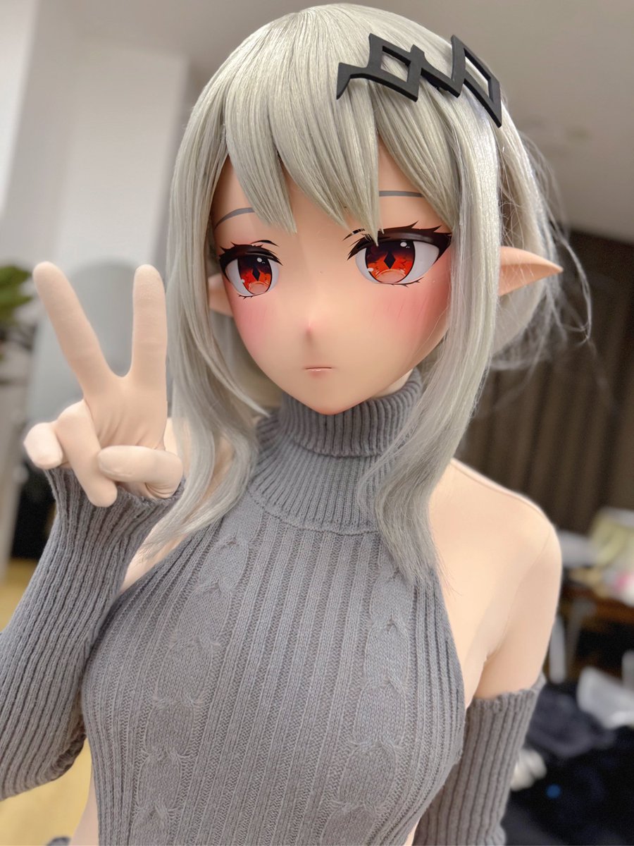 给生活比个耶😋💕
#kigurumi #latex