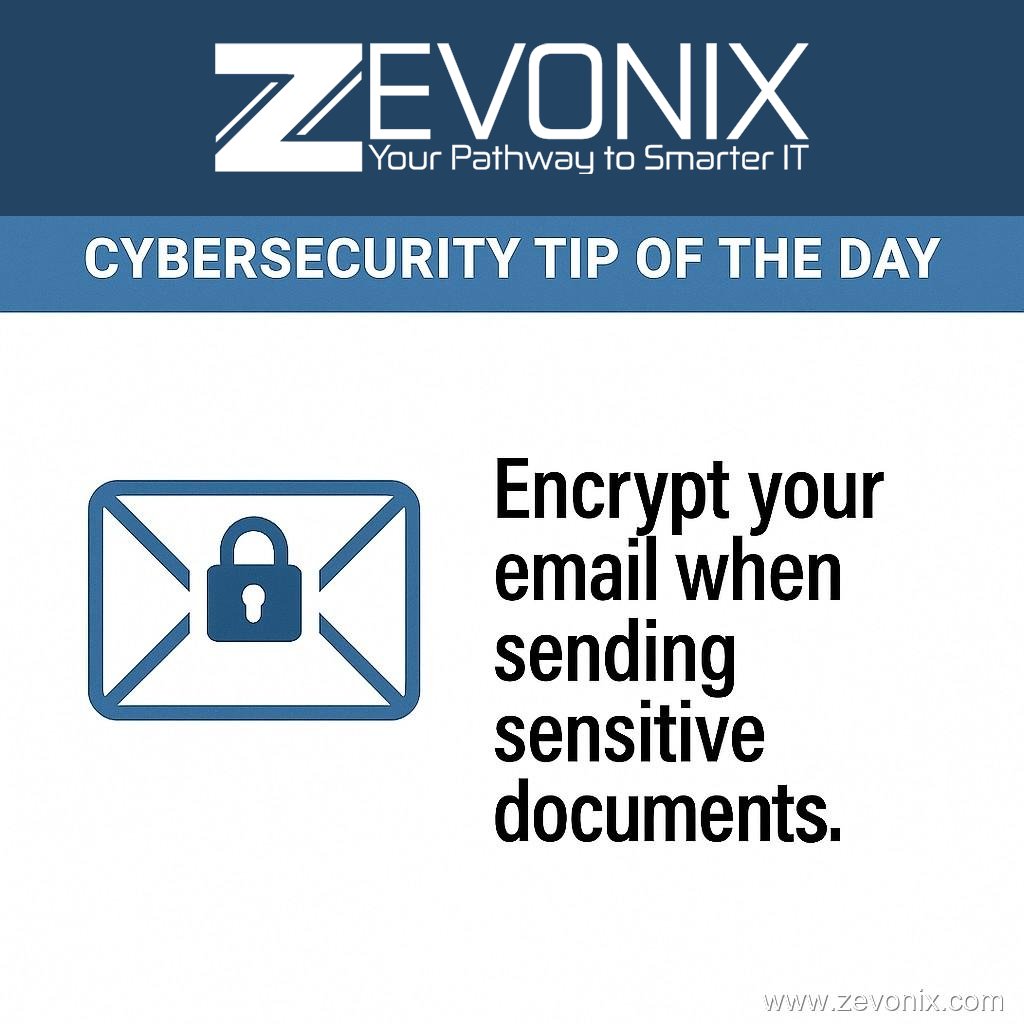 Zevonix_IT's tweet image. 📧 Sensitive data deserves protection.
🔒 Always encrypt your emails when sending confidential information.
👉 zurl.co/2Zes2

#CyberSecurity #EmailSecurity #DataProtection #Zevonix