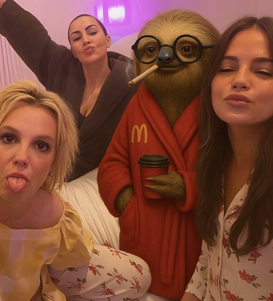 gotitreally's tweet image. “Pure mindset— Jams &amp;amp; Robes.”

😛🌹 

$SLOTH 
@SlothanaCoin