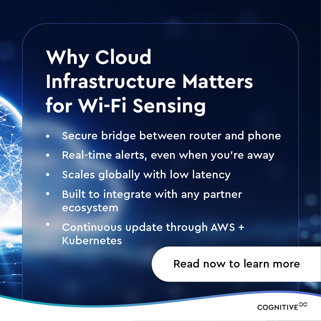 cognitiveSC's tweet image. Motion event triggered? Your router detects it. The cloud securely processes it. Your phone gets the alert—even if you’re miles away. That’s the power of Cognitive’s cloud infrastructure. Learn more: cognitivesystems.com/how-cognitives…