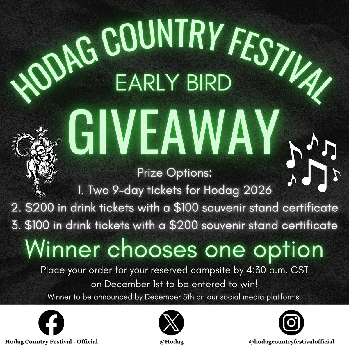 Hodag Country Fest tweet media