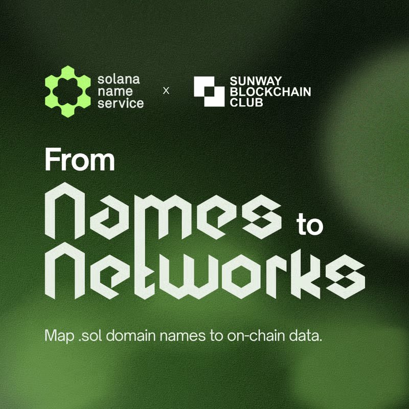 snsdotindia's tweet image. Malaysia, apne .sol tayyar rakho.

SNS x @SunwayBCC sach-meaning “Names se Networks” ko reality bana raha hai yaha .sol names literally real networks aur real opportunities me convert ho rahe hain.

Agar tumhare paas curiosity hai, bas wahi kaafi hai.

🔗 Join karo:…