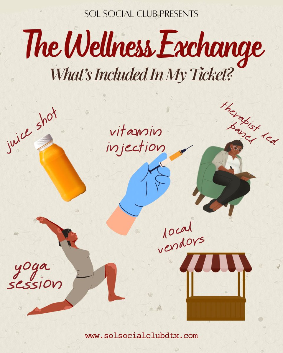 ImaniSoIntimate's tweet photo. Hey Dallas peeps! I’m hosting an event with my social club this Saturday and I’d love to have yall! ☀️🤍 The Wellness Exchange is this Saturday! Tickets available at https://t.co/crxSFQHrqC https://t.co/XwDjSnAdEv