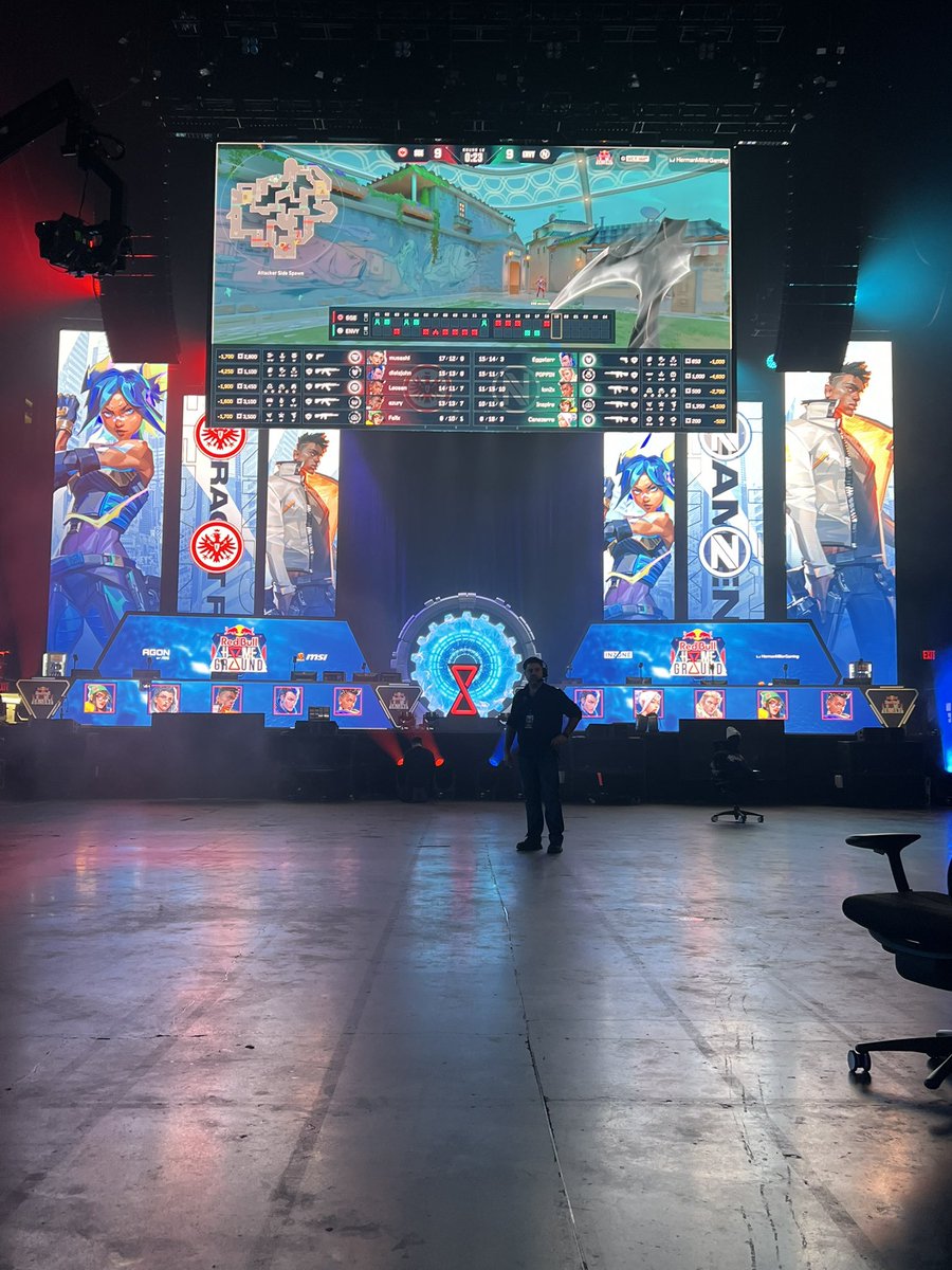 YakaveIi's tweet photo. Late nights, bright lights. and a whole lotta Red Bull. Thankful for the opportunity to bring this stage to life and turn every match into a moment. #RedBullHomeGround https://t.co/TEcZOQ0Dgi