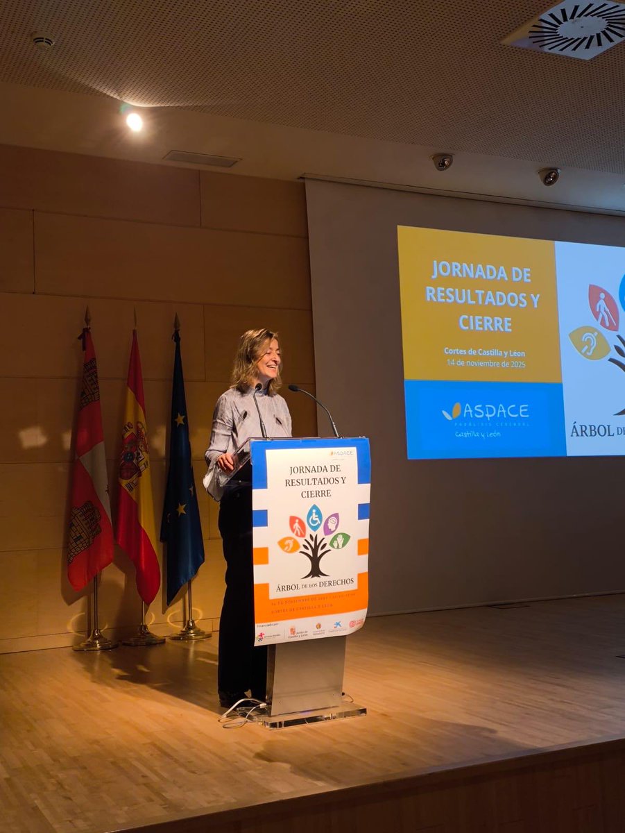 Jornada de <a href="/AspaceCyL/">Federación ASPACE CyL | Parálisis Cerebral</a> para presentar los resultados del proyecto “El árbol de los derechos”

 <a href="/familiajcyl/">Familia Castilla y León</a> financió este proyecto para promover los derechos de las personas con #discapacidad #paralisiscerebral 👇

🚩accesibilidad
🚩educación
🚩empleo
🚩autonomía
🚩participación