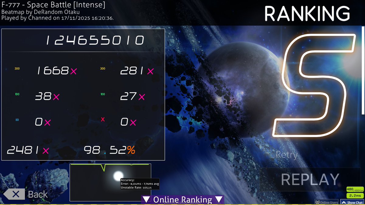 getChanned's tweet photo. took an absolute shit on the acc but an fc is still an fc and I'll take it (452pp) https://t.co/stU37rnhUT