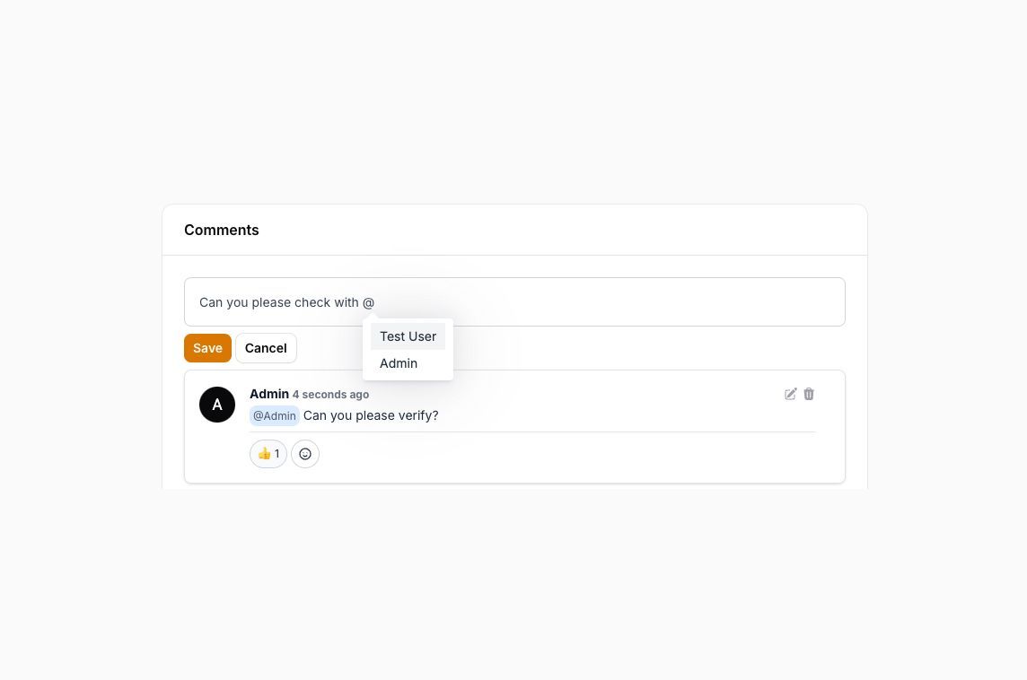 MadeWithLaravel's tweet image. Commentions is a Filament package that lets you add comments with mentions and reactions to your resources 💬 - madewithlaravel.com/commentions