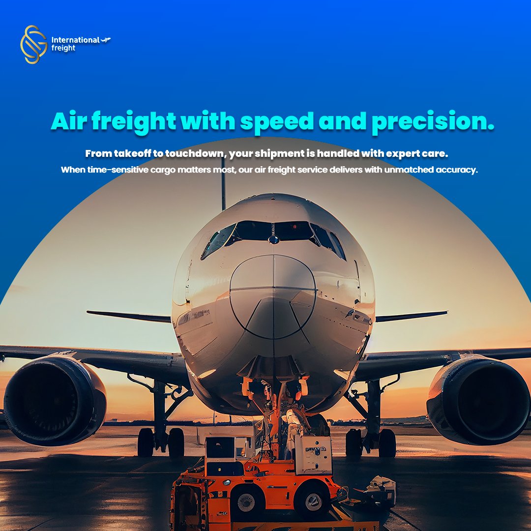 sreeguruin88891's tweet image. Swift, secure, and globally connected—our air freight service ensures your cargo reaches its destination faster and safer. With real-time tracking and expert handling, we make every delivery feel effortless.