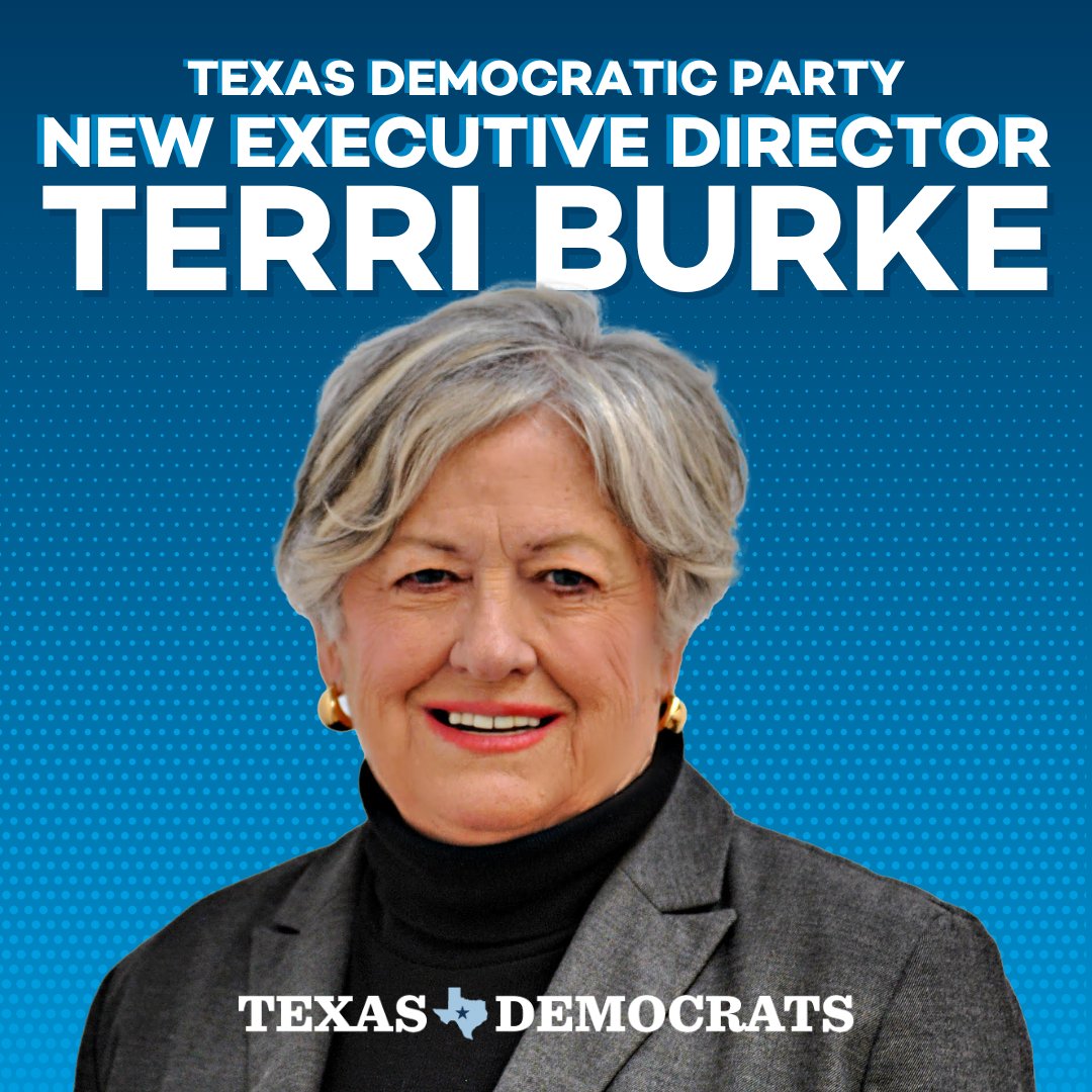 Introducing the new Executive Director of the Texas Democratic Party: Terri Burke! Burke brings nearly two decades of experience leading and transforming nonprofit and advocacy organizations, including more than 12 years as Executive Director of the ACLU of Texas. Her proven