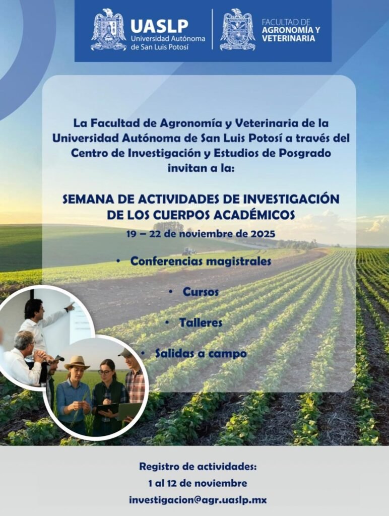 Palestra_SLP's tweet image. #SLP 

UASLP anuncia Semana de Investigación y Tecnología Aplicada al Campo.

Información: tinyurl.com/2b6wsy8r