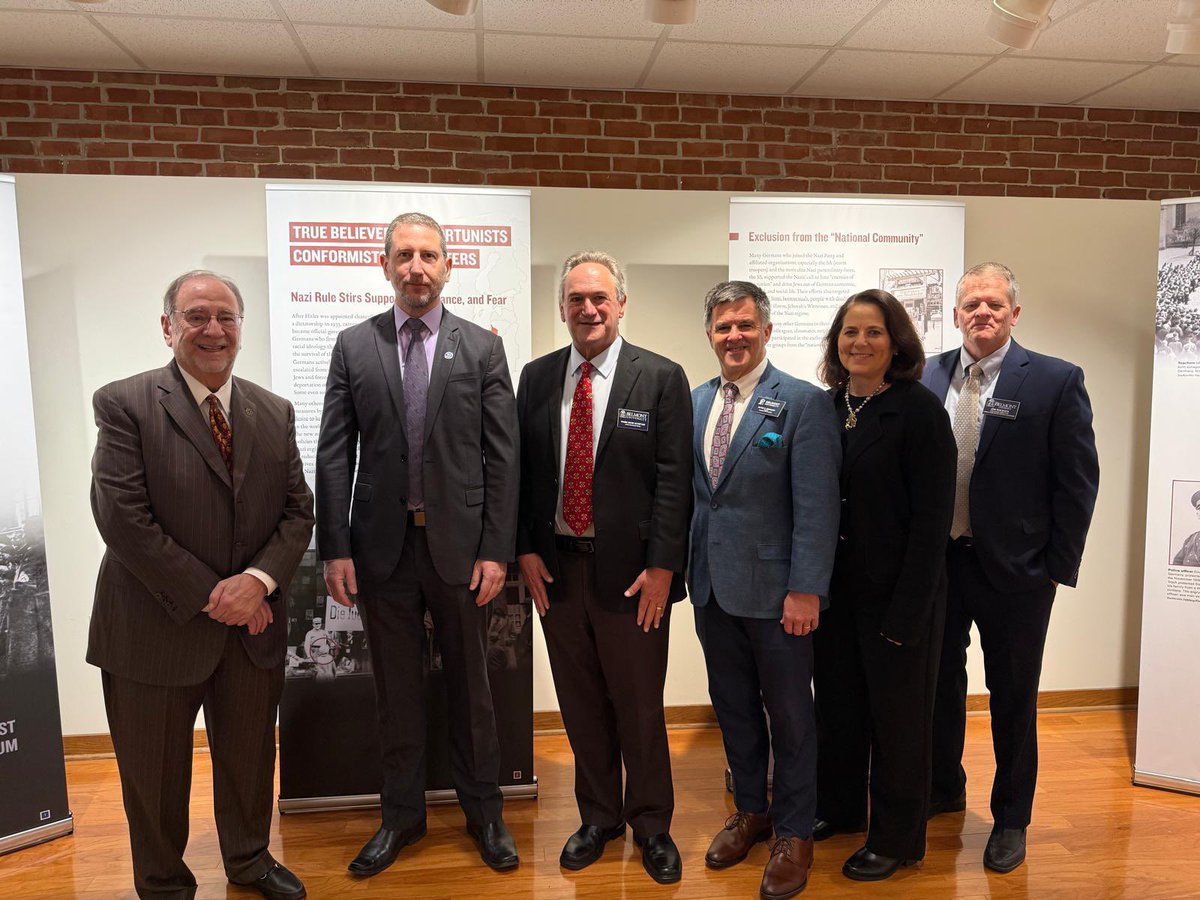 Thank you to our partners at the Jewish Federation of Greater Nashville and Rabbi Mark Schifton at <a href="/BelmontUniv/">Belmont University</a> 
for a fascinating morning at the Some Were Neighbors exhibition! 

We enjoyed our conversation about Israel and the growing Jewish student population at Belmont with