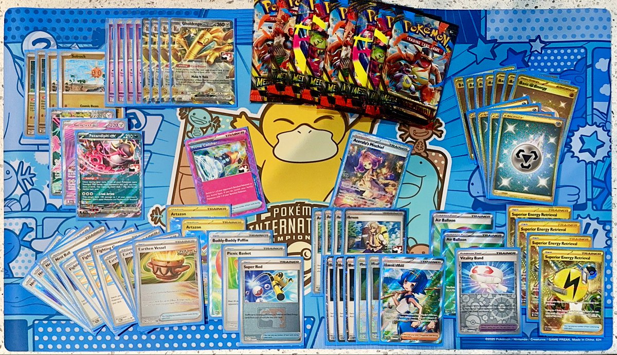 Finished 307/2923 at my first regional of the season, going 8-5-1 w/Gholdengo feat. Acerola’s Mischief! Battled a tough field; very happy with the result. Ty <a href="/CalvinConnorTCG/">Calvin Connor</a> <a href="/LoganCMckay/">Logan Mckay</a> <a href="/LynnOono/">Lynn</a> and everyone who helped me practice, lent me cards, and supported me. +40 CP
