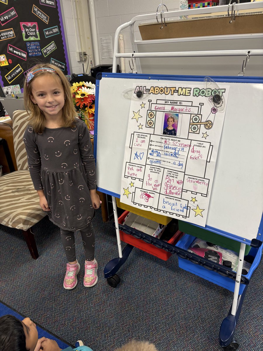 Meet our Star Student! 🤩  She likes dogs, strawberries, pink, and Gabby’s Dollhouse!
