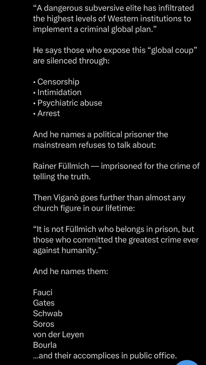 The truth will set you free.