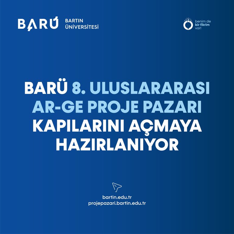 Bartın Üniversitesinde (BARÜ) 20-21 Kasım 2025 tarihlerinde gerçekleştirilecek “8. Uluslararası Ar-Ge Proje Pazarı”na 6 ülkeden ve Türkiye’nin 32 ilinden yüzlerce başvuru yapıldı.

🔗 bartin.edu.tr/haberler/baru8…