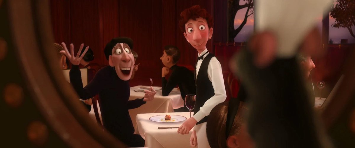 jdrider02's tweet image. what makes the &quot;gets criticized once, dies&quot; thing from Ratatouille extra funny is that the movie kind of ends on the inverse with Anton Ego going &quot;praises something once, loses his job&quot;
