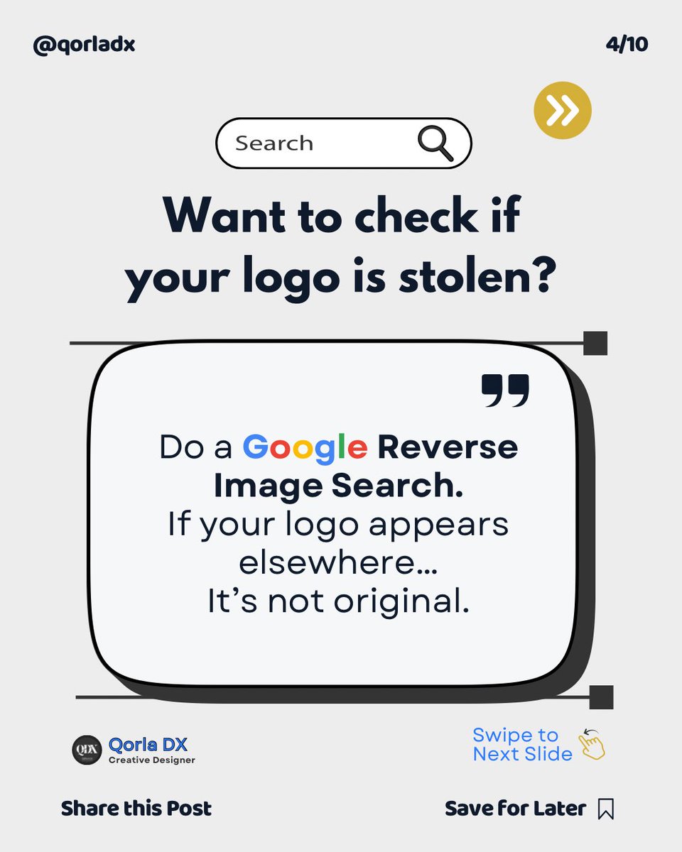 Did you know you can get SUED for using a stolen or template logo? 👀

A Thread 👇