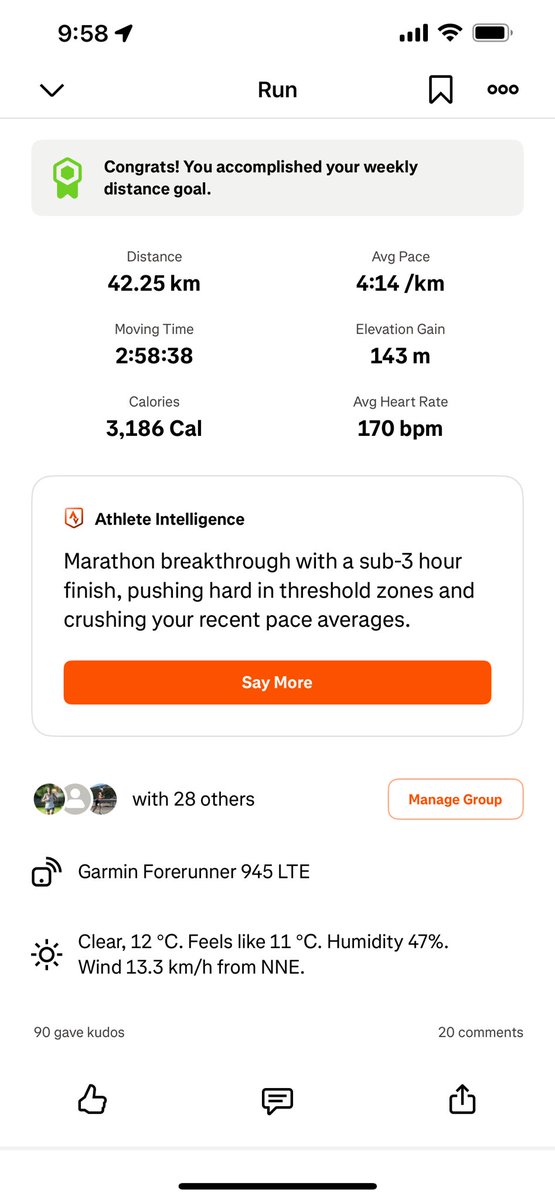 Flash_Gordon96's tweet photo. @theryandreyer Averaged 161 spm at the St George marathon to run a 2:59:04. Downhill course though, so not sure if it counts. 6’3 with mediocre running form. https://t.co/Q4poSBhLPF