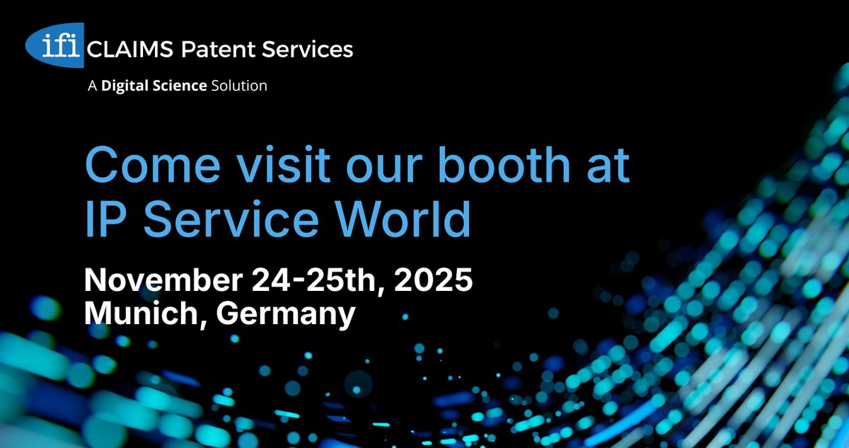 IFI CLAIMS Patent Services tweet media