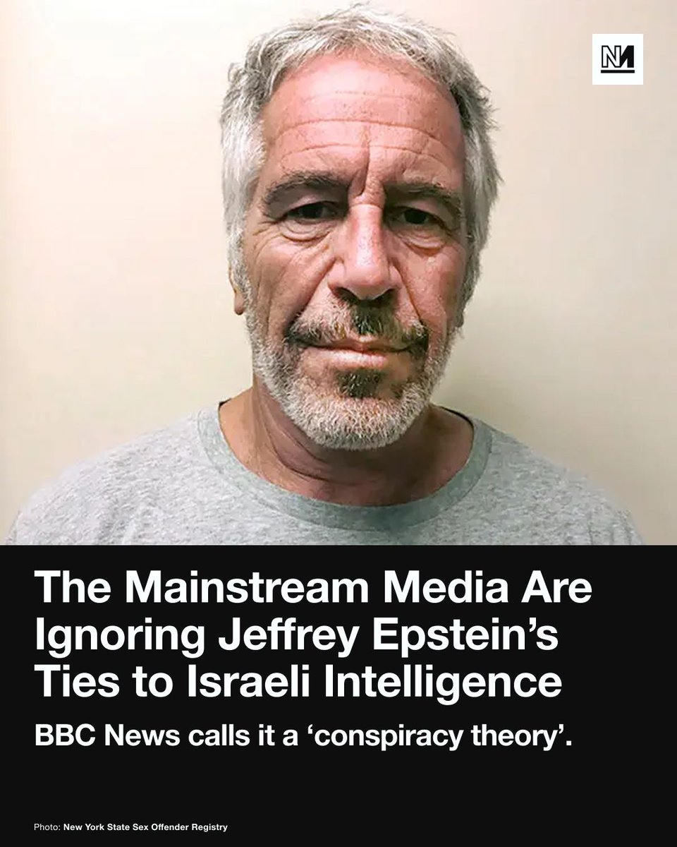 novaramedia's tweet photo. Child sex trafficker Jeffrey Epstein had deep ties to Israeli intelligence and helped to facilitate negotiations at the highest levels to serve the country’s interests abroad, a trove of hacked emails and other documents has revealed.

But if you get most of your news from mainstream media outlets, you might not have heard anything about it, despite the enthusiastic coverage devoted to recent moves in the US to release the Epstein files. 

In the past three days, BBC News online has published eight articles and a video about the release of thousands of documents, mostly emails, belonging to the Epstein estate – and the mounting pressure on Donald Trump’s administration to release more. 

Across all of that coverage, Israel is only mentioned once: “In one of the conspiracy theories pushed by some Maga influencers, Epstein was an agent of the Israeli government,” one article says. 

Whether he was an official “agent” remains unclear, but Epstein’s efforts to further the interests of Israel are not a conspiracy theory. They have been meticulously documented for weeks by Drop Site News using hacked emails and files released by the US House Oversight Committee. 

The Independent has mentioned Drop Site’s reporting in two recent stories, making it an outlier among major newspapers.

Drop Site found that Epstein, working with former Israeli prime minister Ehud Barak, helped Israel to build a surveillance state in the Ivory Coast. He also helped establish a backchannel between Israel and Russia aimed at bringing about regime change in Syria, and brokered a security agreement between Israel and Mongolia. 

Yoni Koren, an Israeli military intelligence officer, stayed at Epstein's home in Manhattan for weeks at a time between 2013 and 2015, Epstein’s schedule shows.

Drop Site reporters Murtaza Hussain and Ryan Grim have asked why other outlets aren’t covering the story: “We’re left wondering why the rest of the media, which has demonstrated no lack of excitement when it comes to the saga of Jeffrey Epstein, has all of a sudden lost its reporting capacity.”