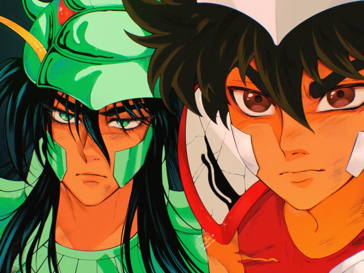 Fav anime #SaintSeiya redraw ❤️🪽