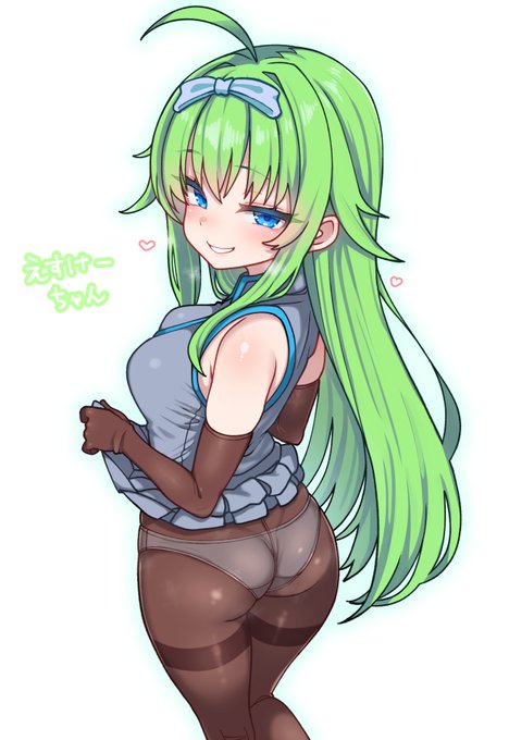 よそのこ えすけーちゃんのタイツパンツおしりを描きました、。 