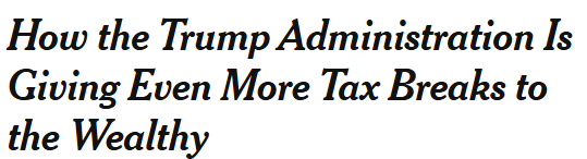 ChrisMehl7's tweet image. The #Trump Trend:
☑️Tax cut for billionairs in #Bigbeautifulbill
☑️Cuts to health care &amp;amp; oppose food aid for kids ☑️Now gutting rules in order to "provide hundreds of billions of dollars in tax relief to big companies and the ultrarich." 1/2