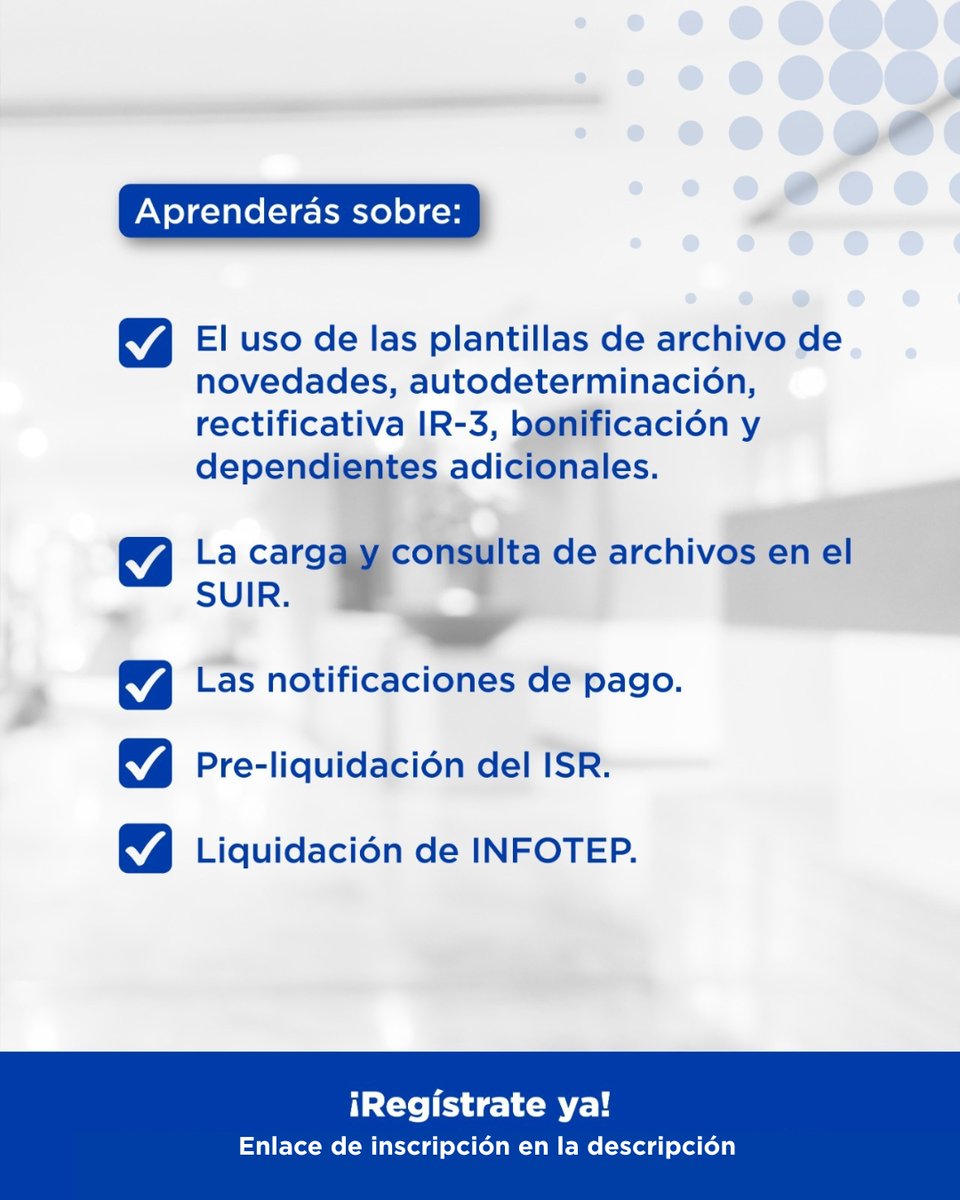 ¡NUEVA FECHA! Para nuestro #WebinarTSS.

🚨 Si te registraste en la convocatoria pasada, revisa tu correo, allí encontrarás el nuevo enlace para unirte a la capacitación. 

Si aún no te has registrado, haz clic aquí:
linktr.ee/tssdom

#TSSDom #CapacitacionesTSS