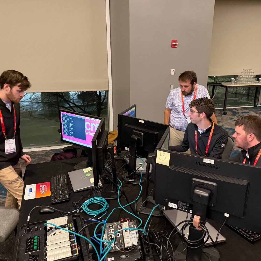 eosysgroup's tweet image. We’re kicking off the 2025 @ROKAutomation  @AutomationFair with the EOSYS ROKathon team

This coding challenge incorporates FactoryTalk Optix, FactoryTalk DataMosaix, FactoryTalk Analytics LogixAI, Studio 5000 Logix Designer, FactoryTalk Historian Site Edition &amp;amp; Plex #ROKEvents