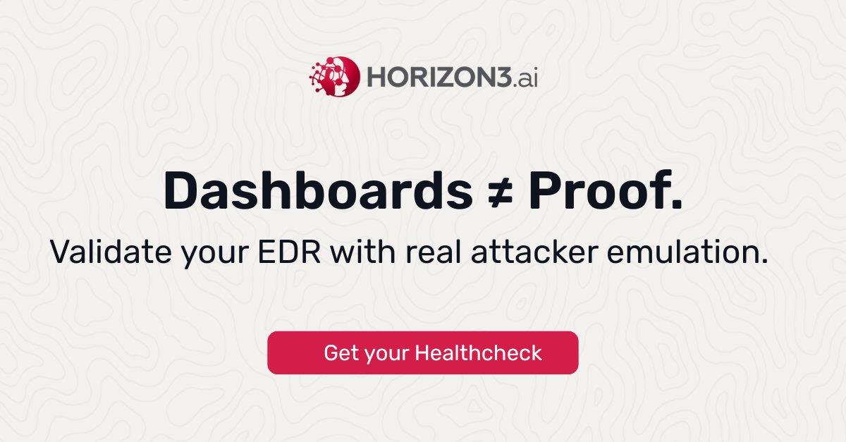 Dashboards show activity. #NodeZero shows truth.

The EDR Healthcheck emulates real-world attacker behavior to validate detection and blocking — then delivers forensic proof mapped to MITRE ATT&amp;CK.

You’ll know:
✅ Which attacks were caught or missed
✅ Where blind spots exist