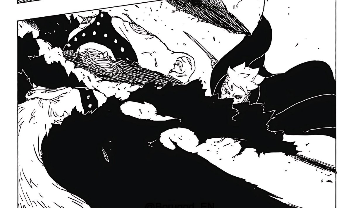 BORUTO NEW SWORD ABILITIES REVEALED!!!!

•The sword of EXORCISM
•Dimensional Slashes &amp; Chakra Absorption 
•Root Severing Flash - Anti god Tree Finisher
•Nether Chakra - Slows Regeneration 

The nemesis of Jura &amp; all Otsutsukis 

Thread 🧵 
#BorutoTwoBlueVortex #Boruto