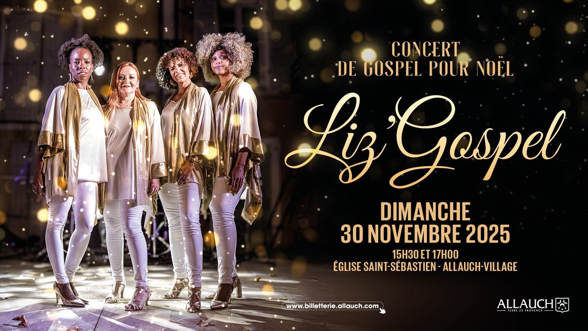 Concerts exceptionnels à #Allauch : Gospel et chants de Noël, le dimanche 30 novembre à l’Église Saint-Sébastien ! 
👉facebook.com/allauch