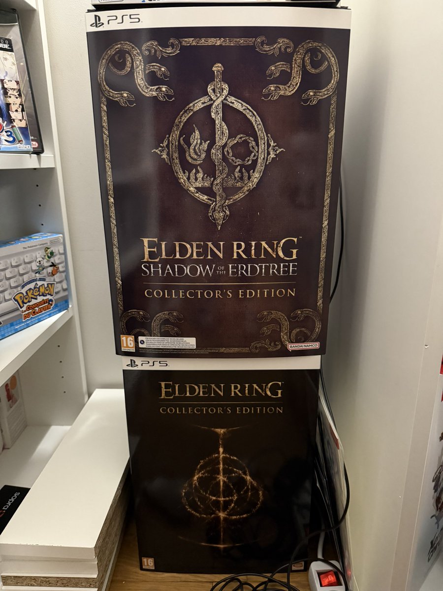Il y a aussi ces 2 collectors d’elden ring que je vends pour 200€ le lot 😅
Hors frais de port