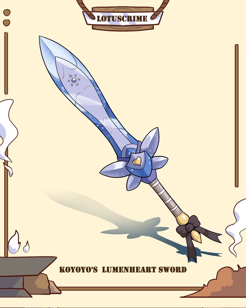 Blacksmith1412's tweet image. #weapondesign of one of my #artraffle winner
@Koyoyo44441
Koyoyo&apos;s Lumenheart Sword
Congratulations on winning🥳🥳
#fantasyart
