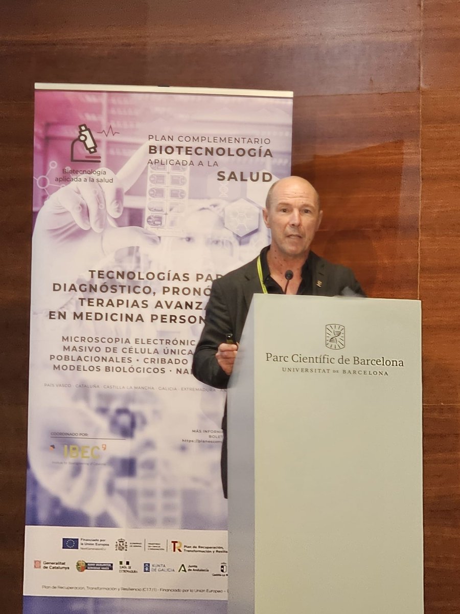 PpccSalud's tweet photo. 👏 Última sesión: ¡Andalucía!

🗣 Mario Delgado destaca la creación de cuatro nuevas plataformas gracias al #PlanComplementario, explica el catálogo BIOGENEC, un recurso vivo que ya reúne 60 biomodelos y herramientas de edición génica disponibles para la comunidad científica. https://t.co/fLhStB7V8A