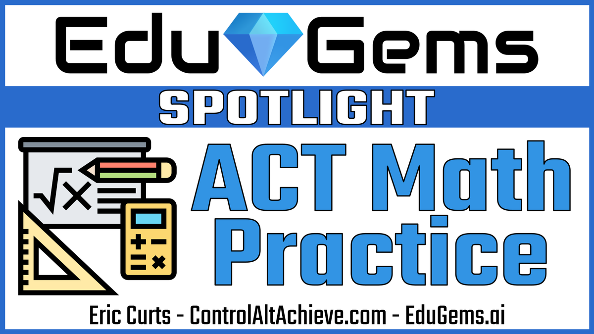 ericcurts's tweet image. 💎 New EduGem: edugems.ai/gem/act-math-p…

🔢 ACT Math Practice - Help students prepare for the ACT Math section with sample problems, explanations for incorrect answers, and performance summary

#EdTech #Gemini #EduGems #GoogleEDU #MTBoS #mathchat @GoogleForEdu @GeminiApp