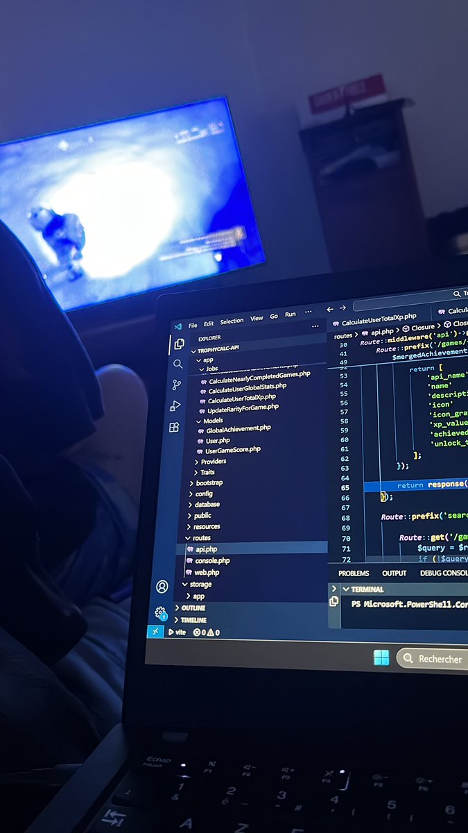 Sucleste's tweet image. Aujourd’hui j’ai essayer d’avancer sur la barre de recherche qui marcher au début mais plus par la suite. Le problème est régler en partie, il me reste les utilisateur et les pages à faire. 

#devlog #trophycalc #debug