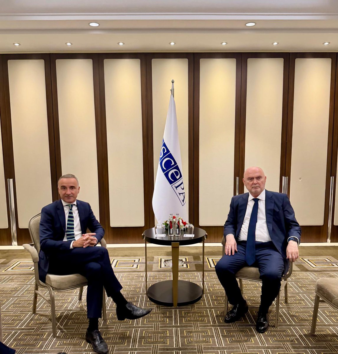 OSCESecGen's tweet image. Held good discussions with OSCE PA President @perejoanpons and SG @RobertoMontella in Istanbul on the margins of the @oscepa meeting in Istanbul today.