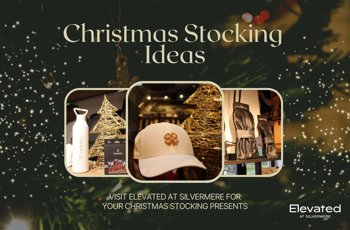 Stuff those stockings with style 🎄✨

Looking for a luxe stocking stuffer for the golfer in your life? Pop into Elevated at Silvermere for premium picks from Vessel, Malbon, Fyfe, adidas Originals, Manors &amp; more.  

Wrap up the magic! 🎁⛳️