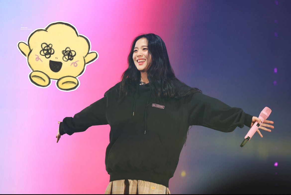 Naty_free07's tweet image. 💛💜 #JISOO 🕊️