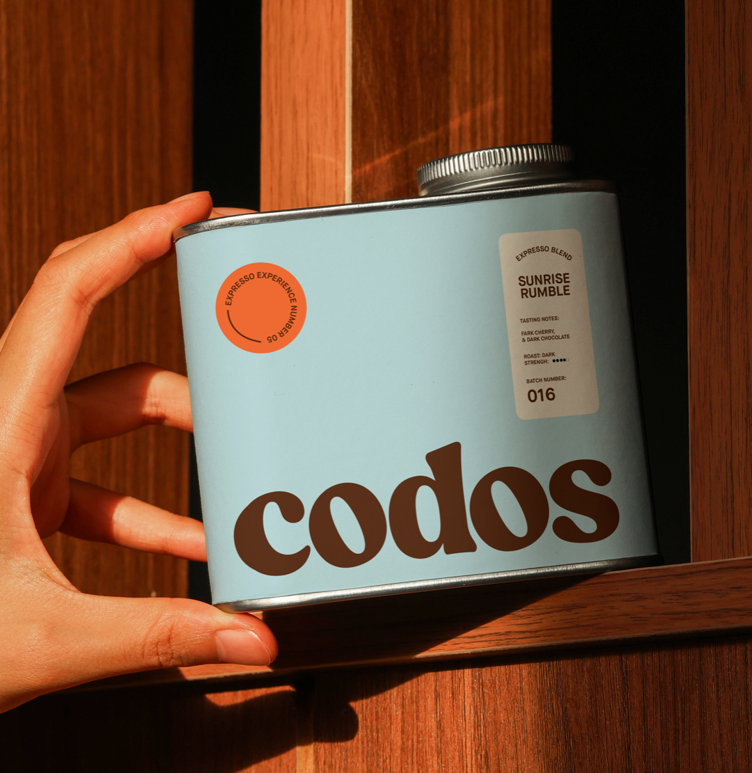 PENTAWARDS's tweet image. Carla Palette&apos;s #packagingdesign for codos coffee blends industrial edge with modern refinement. Clean typography and thoughtful spacing give it a confident, premium feel. #DailyDesignInspiration