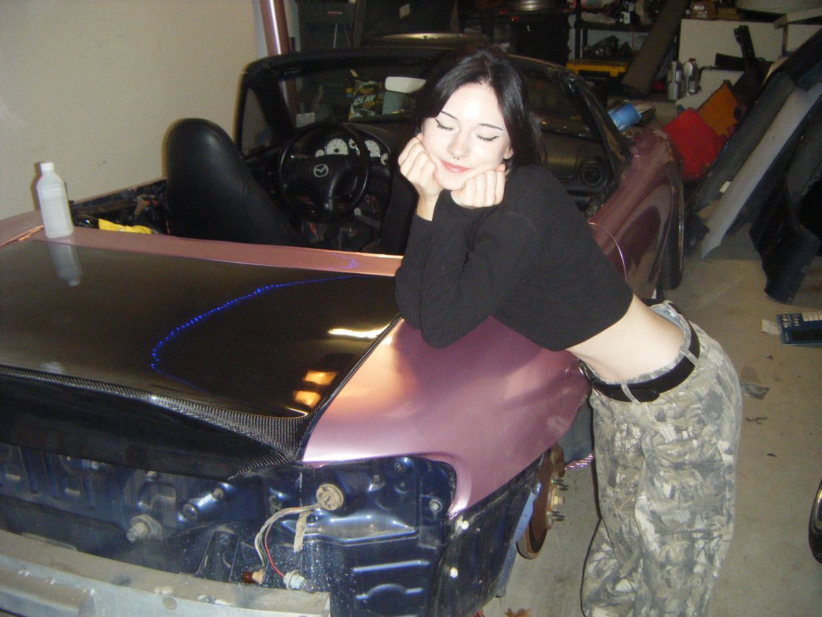 PINK MIATA PROGRESS!!!! :0