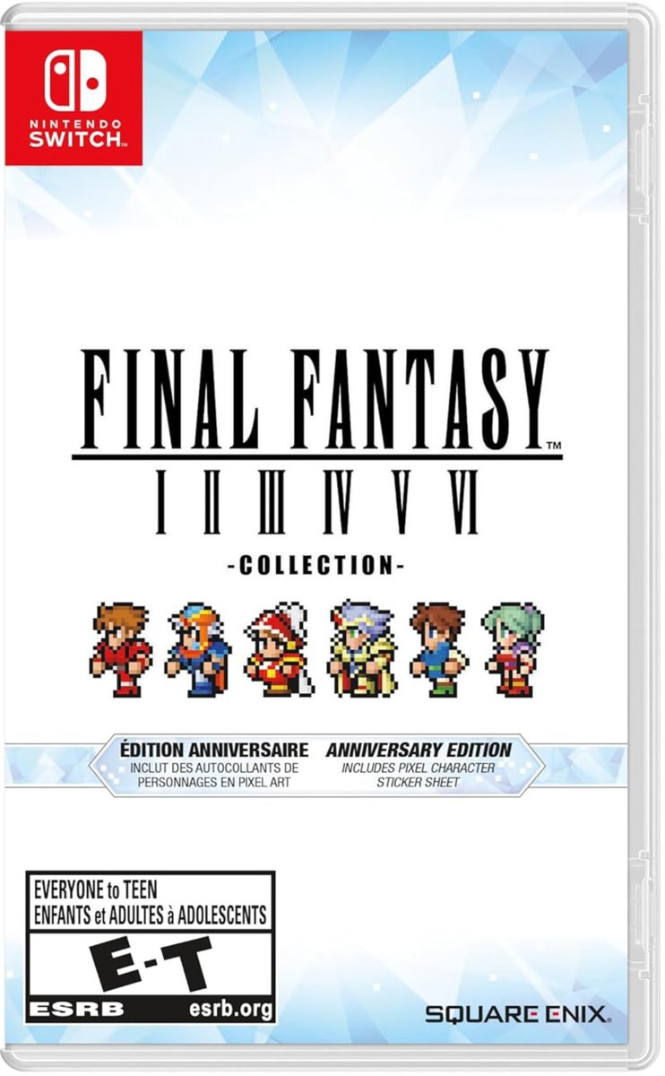 IGNDeals's tweet photo. Another all-time best price at Amazon, Final Fantasy I-VI Collection for Nintendo Switch is $39.99. This was $74.99 when it first came out and that's what I paid for it. And I still haven't gotten around to playing it. https://t.co/jbzm0Bistb https://t.co/vnMrXkmsNY