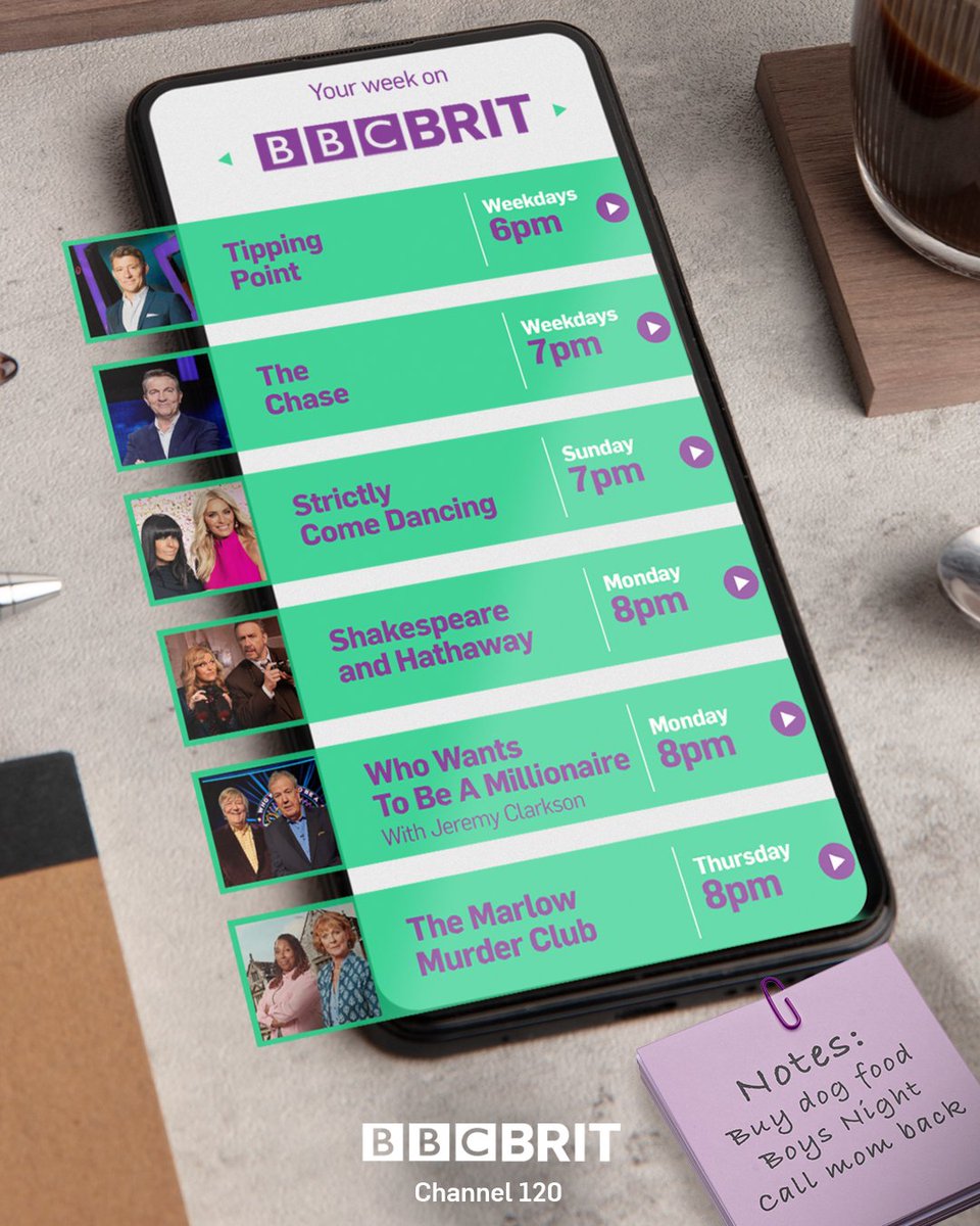 BBCS_Africa's tweet image. You&apos;re in the hot seat, Mzansi!

Your question: Which show is claiming the top spot on your screen this week? 
Lock in your final answer below.

#BBCBrit #WhatToWatch #TVGuide #Comedy #StrictlyComeDancing #Trivia #CrimeComedy