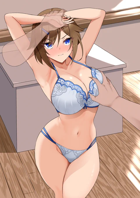 いつもより不穏な空気ですがこれも下着絵といえば下着絵 (Skebリクエストありがとうございました!)