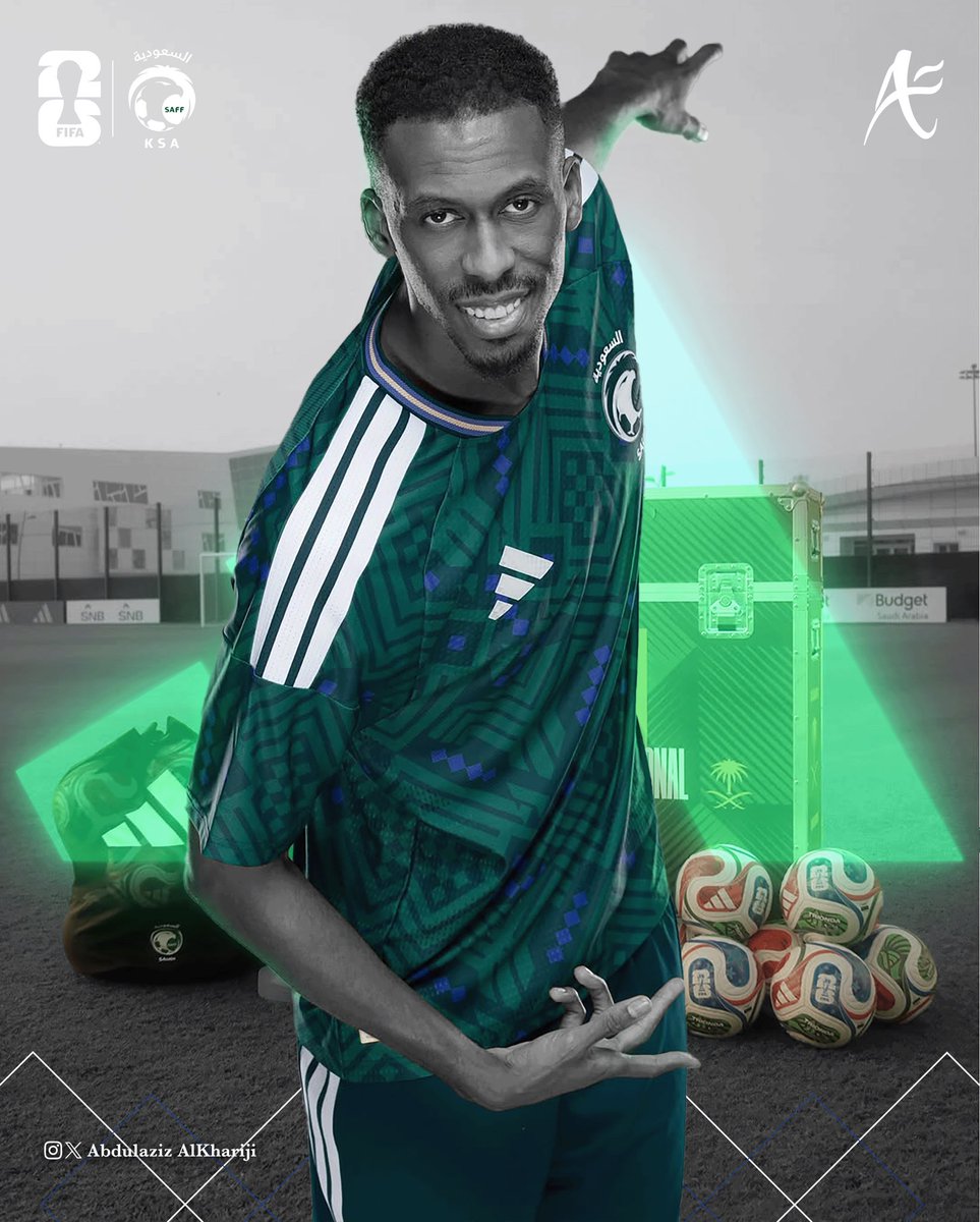 xaziz4m's tweet photo. تصميم يعكس تراثنا
وطموح يعانق المستقبل.
قميص المنتخب الجديد 🇸🇦
@iYasser12 @sabualshamat77
@salem_d29 @MohammedKanno 💚

#معاك_يالاخضر #المنتخب_السعودي 
#football https://t.co/EOPFN6bT0g