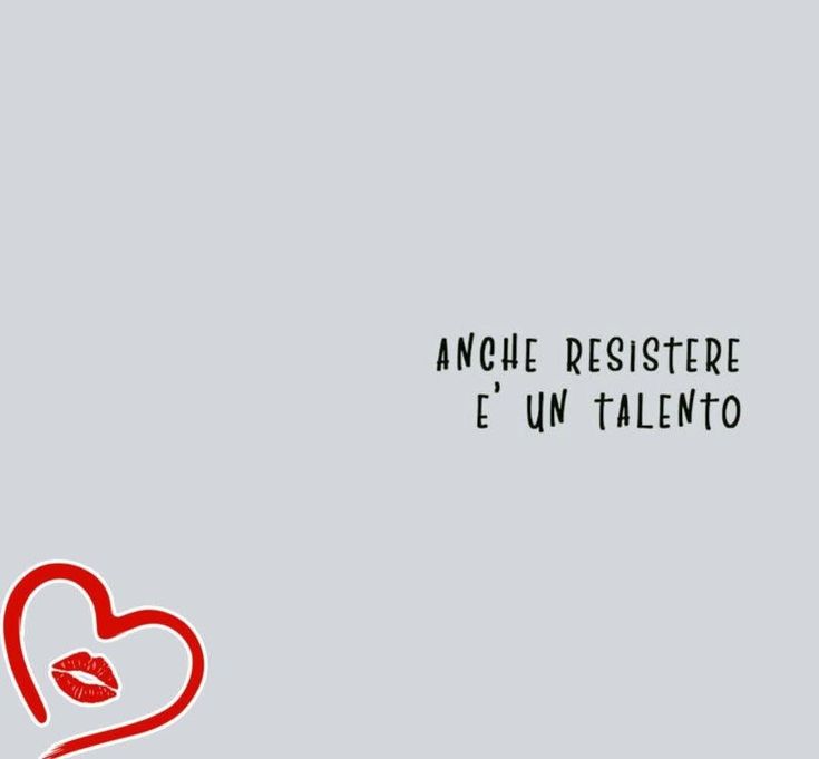 La mia natura è RESISTERE!