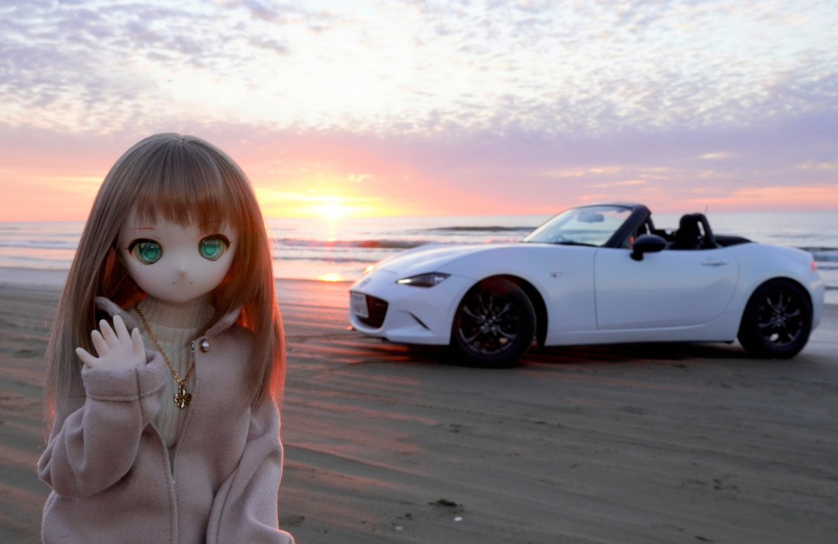 千里浜なぎさドライブウェイ最高でした( ´∀｀)🏖️🚗