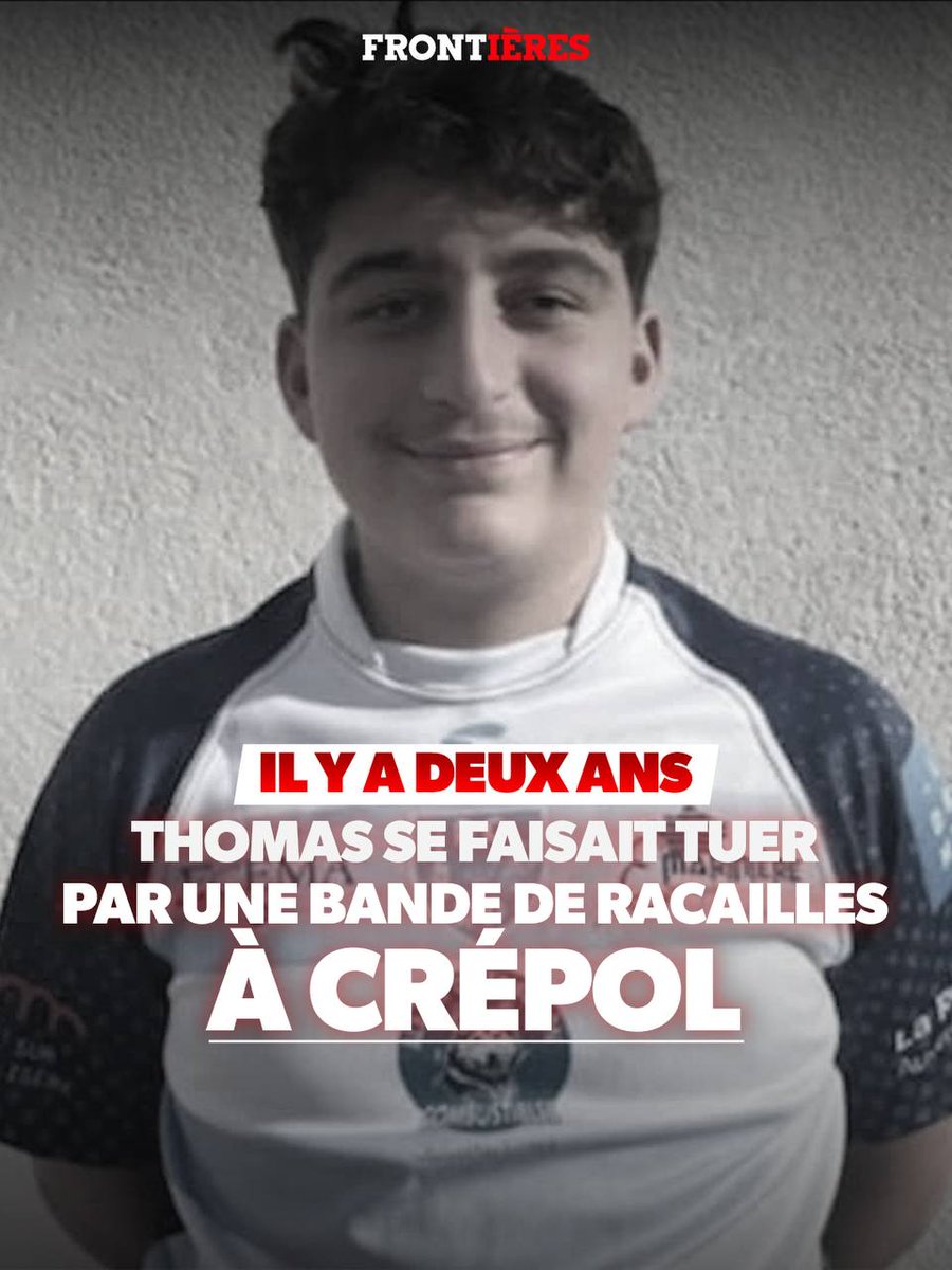 🚨 Il y a deux ans, Thomas se faisait tuer par une BANDE DE RACAILLES à Crépol.