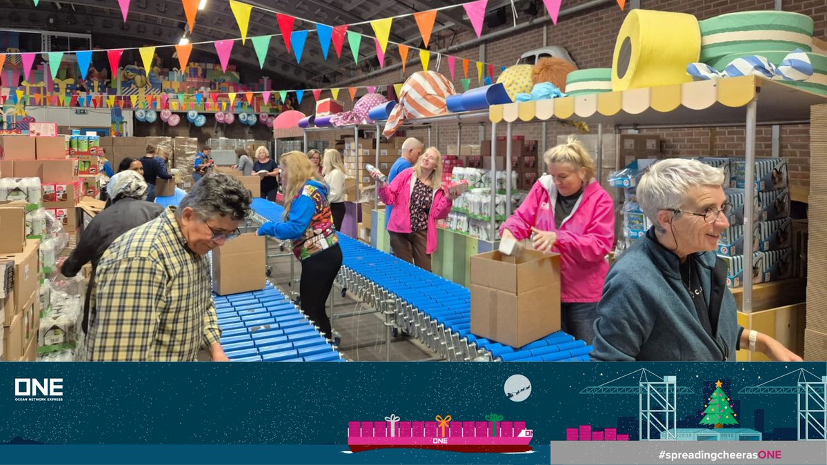 🎄The holiday season has arrived, and we’re kicking off our annual #spreadingcheerasONE by our ONE Netherlands team! They proudly took part in a special “hero evening” to help pack birthday gift boxes for Stichting Jarige Job (The Birthday Child Foundation). These birthday boxes
